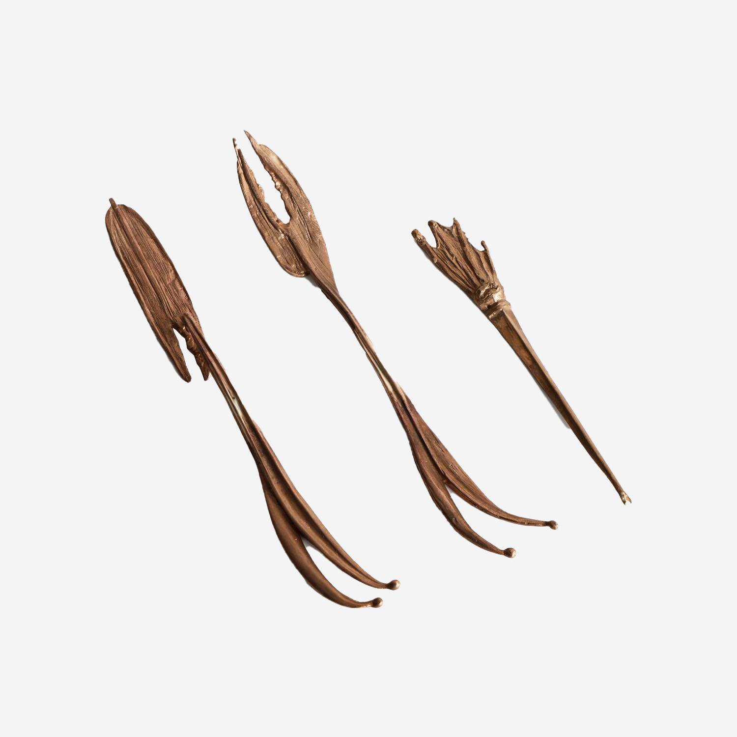 'Phagocytes' flatware service, Set of three fish flatware - circa 1978/1991 - 00pp