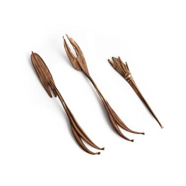 'Phagocytes' flatware service, Set of three fish flatware - circa 1978/1991