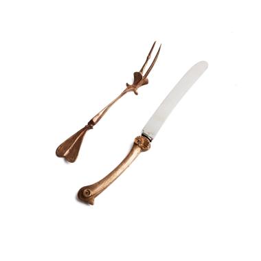 Claude Lalanne (1925-2019), 'Phagocytes' flatware service, Set of two flatware - circa 1978/1991