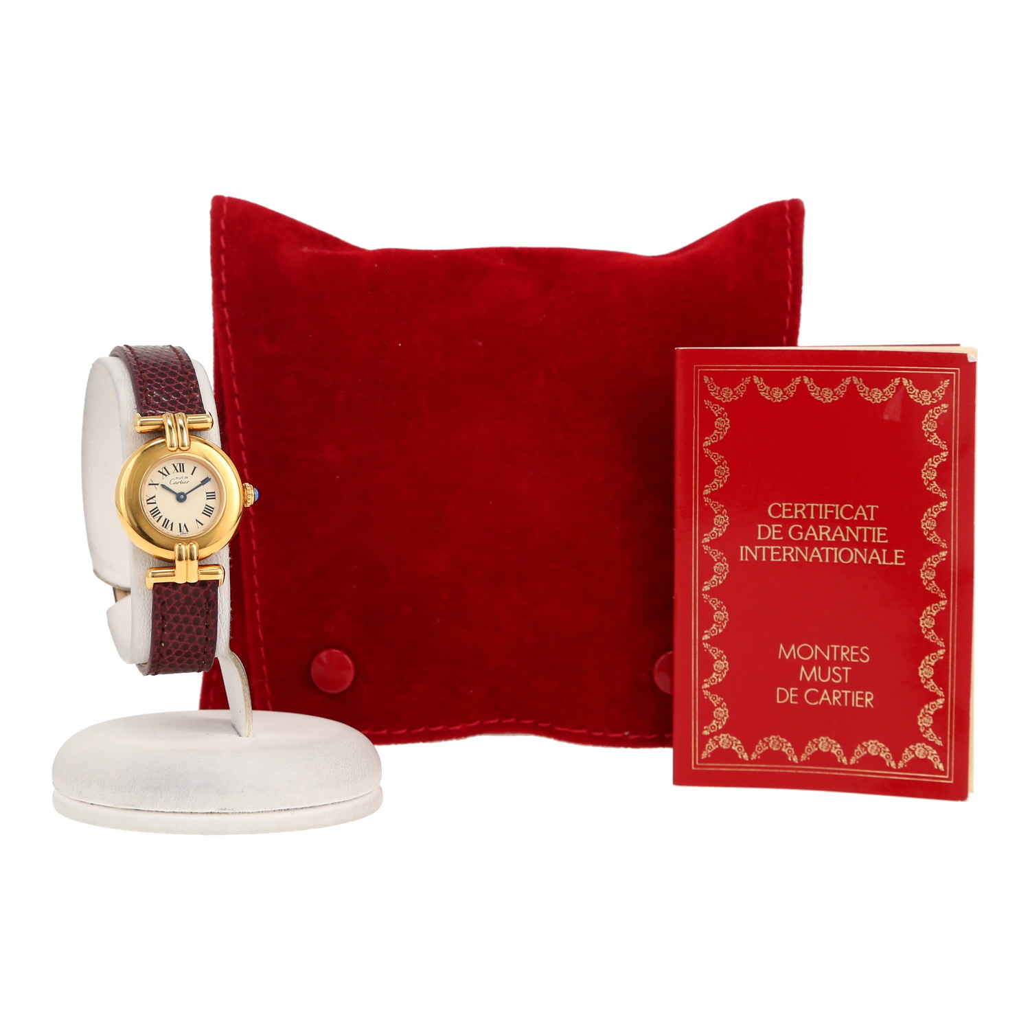 Montre Cartier Must Colisée en vermeil Ref: Cartier - 590002  Vers 1989 - Detail D2
