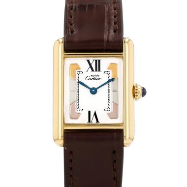 Orologio Cartier Tank Must in vermeil Ref: Cartier - 5057001  Circa 1990