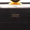 Hermès  Sac A Malices shoulder bag  in black and grey doblis calfskin - Detail D2 thumbnail
