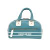 Dior  Bowling handbag  in blue and white smooth leather - 360 thumbnail
