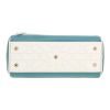 Dior  Bowling handbag  in blue and white smooth leather - Detail D1 thumbnail