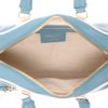 Dior  Bowling handbag  in blue and white smooth leather - Detail D3 thumbnail