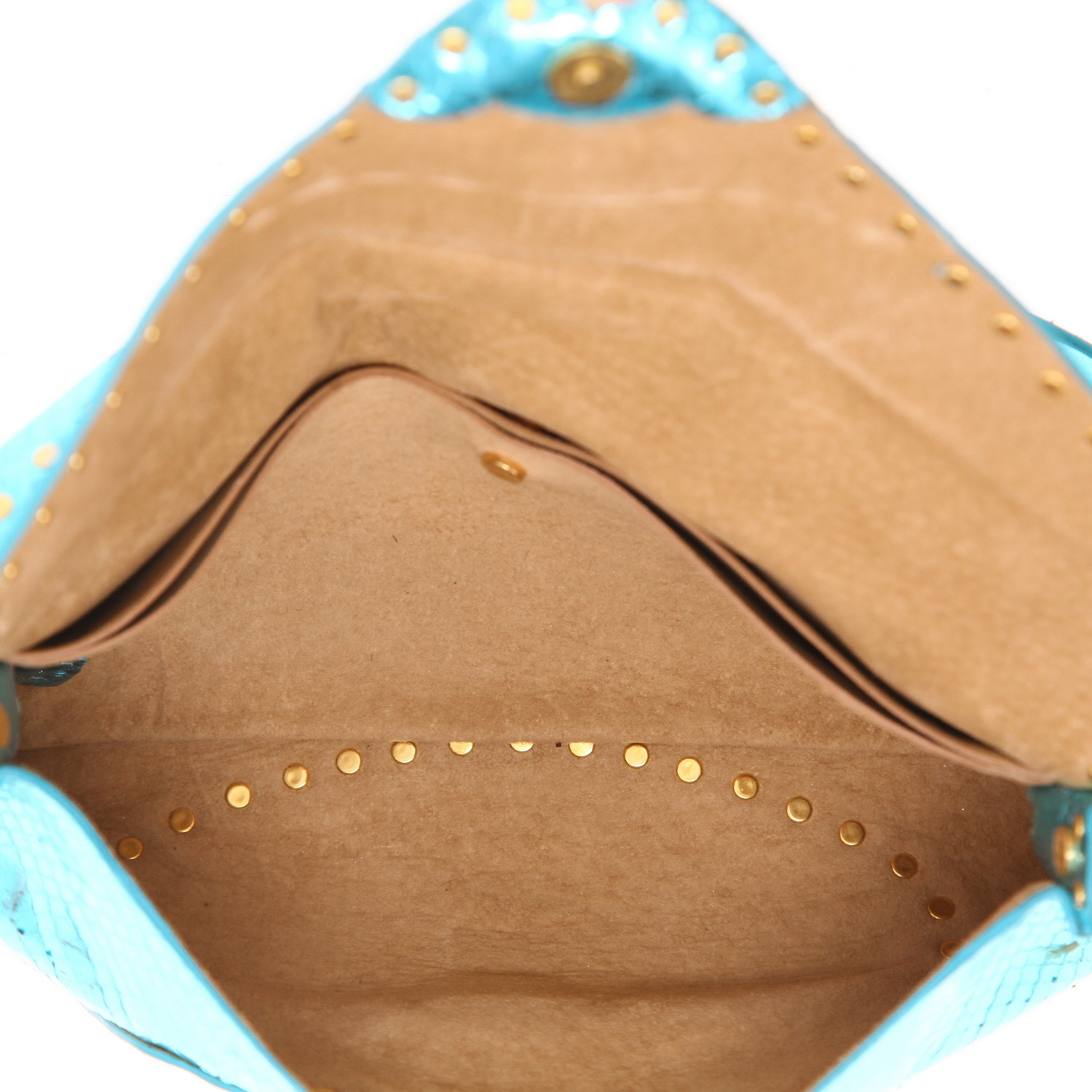 Borsa Celine  Vintage in pitone blu - Detail D3