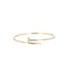 Bracelet Cartier Juste un clou petit modèle en or jaune et diamants, taille 16 - 360 thumbnail
