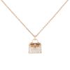 Collier Hermès Amulettes Kelly en or rose et diamants - 00pp thumbnail