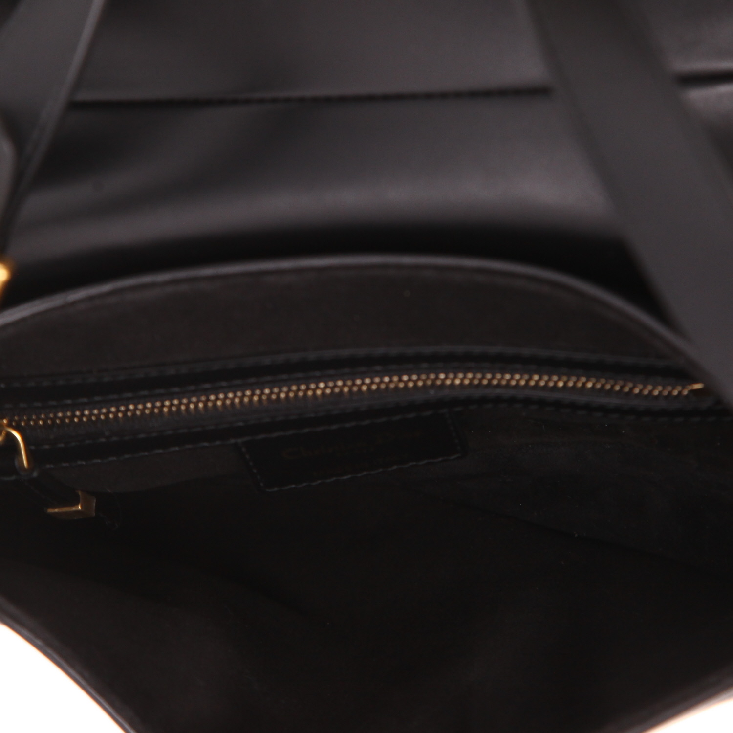 Borsa Dior  Saddle in pelle nera - Detail D3