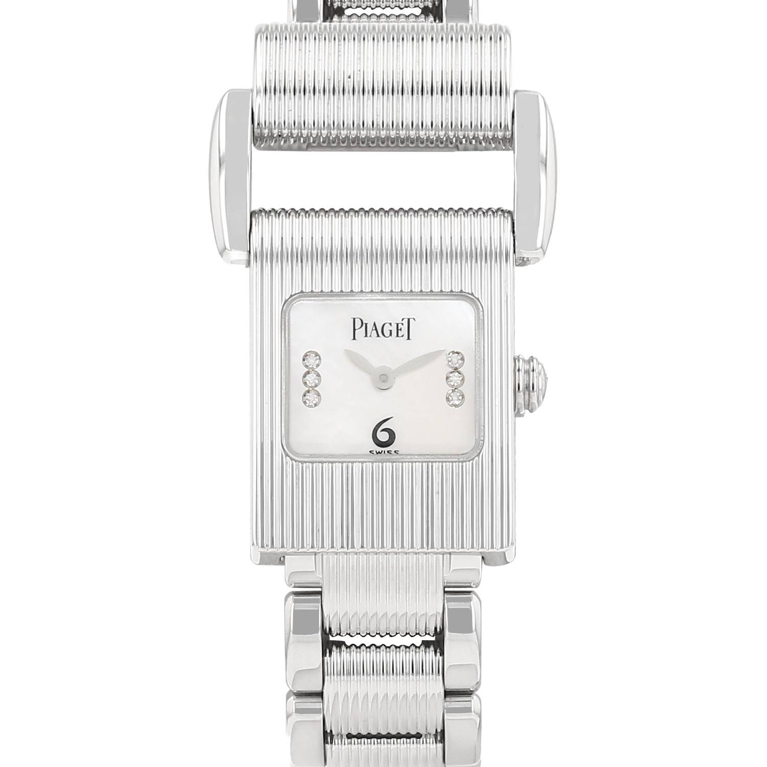 Reloj Piaget Miss Protocole de oro blanco Ref: Piaget - 5221  Circa 2000