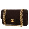 Borsa Chanel  Timeless Petit in jersey marrone - 00pp thumbnail