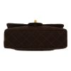 Borsa Chanel  Timeless Petit in jersey marrone - Detail D1 thumbnail