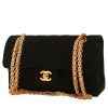 Sac à main Chanel  Timeless Petit en jersey noir - 00pp thumbnail