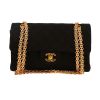 Sac à main Chanel  Timeless Petit en jersey noir - 360 thumbnail