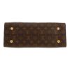 Borsa Louis Vuitton  Tuileries in pelle rossa e nera e tela monogram marrone - Detail D1 thumbnail