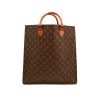 Louis Vuitton  Sac Plat shopping bag  in brown monogram canvas  and natural leather - 360 thumbnail