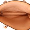 Sac cabas Louis Vuitton  Sac Plat en toile monogram marron et cuir naturel - Detail D3 thumbnail