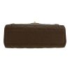 Chanel  Vintage handbag  in khaki quilted grained leather - Detail D1 thumbnail
