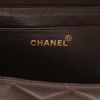 Sac à main Chanel  Vintage en cuir grainé matelassé vert-kaki - Detail D2 thumbnail