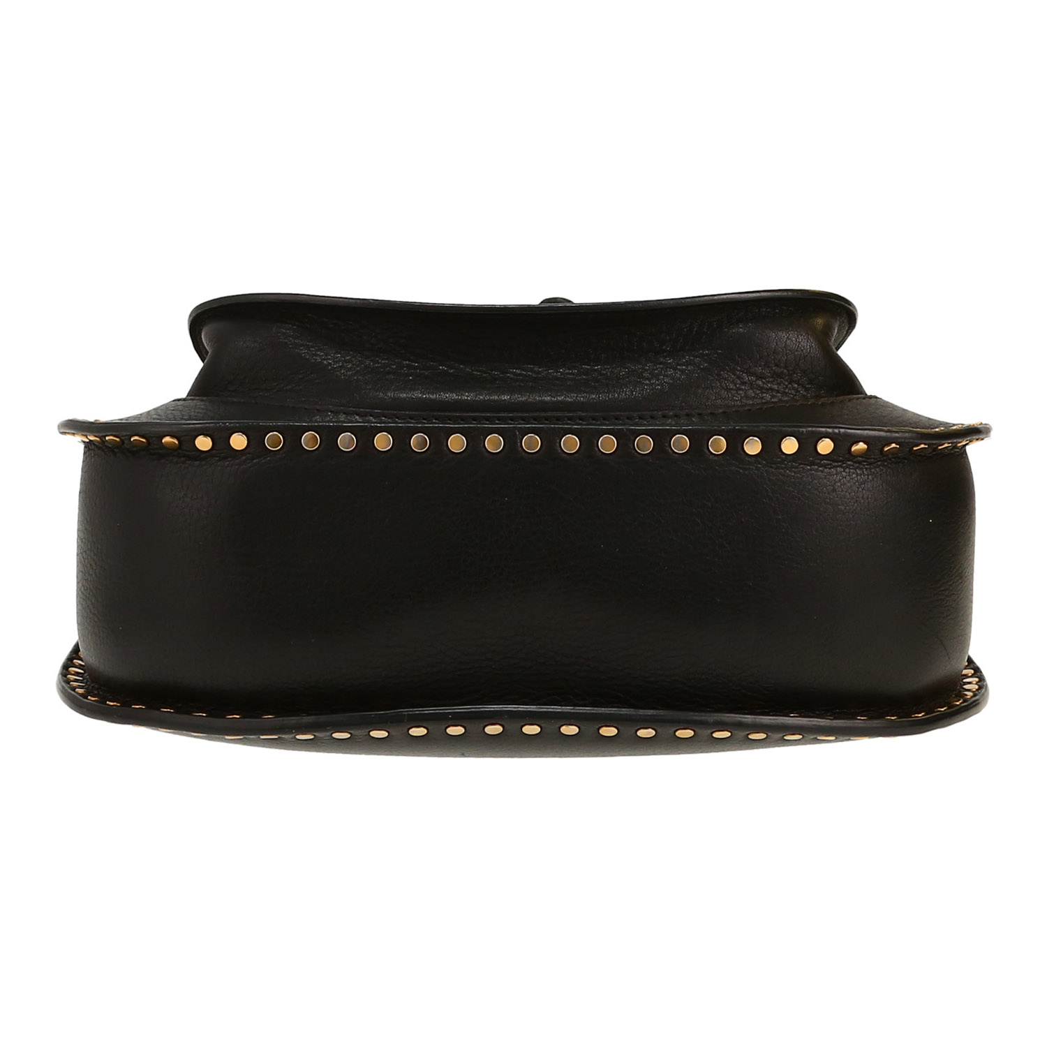 Chloé  Hudson shoulder bag  in black leather - Detail D1