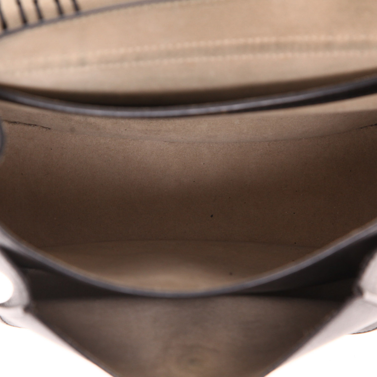 Chloé  Hudson shoulder bag  in black leather - Detail D3