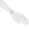 Chanel J12 Joaillerie  in ceramic white and stainless steel Circa 2010 - Detail D1 thumbnail