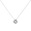 Collar Boucheron Pivoine de oro blanco y diamantes - 00pp thumbnail