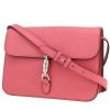 Gucci  Jackie Soft shoulder bag  in pink grained leather - 00pp thumbnail