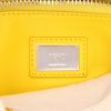 Sac à main Fendi  Peekaboo en cuir crème vert-d'eau et jaune - Detail D2 thumbnail
