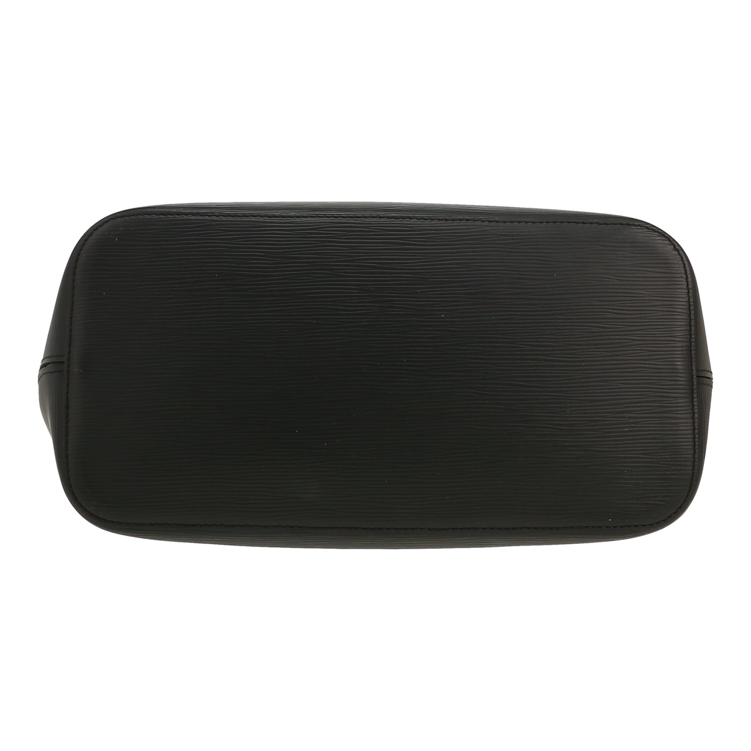 Sac cabas Louis Vuitton  Neverfull en cuir épi noir - Detail D1