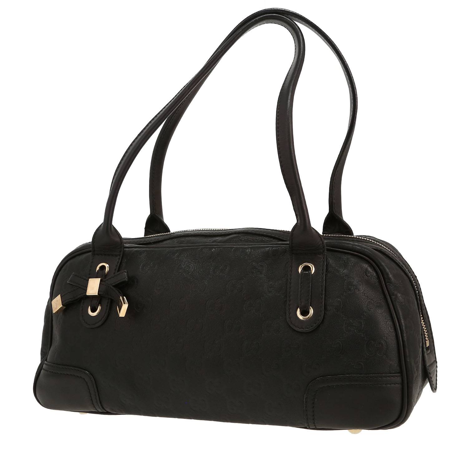 Gucci handbag in black leather