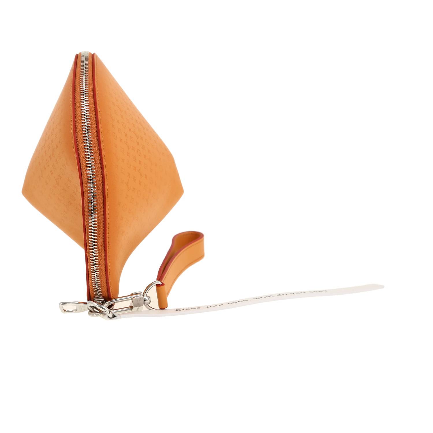 Pochette Louis Vuitton  Fortune Cookie en cuir monogram marron - Detail D2