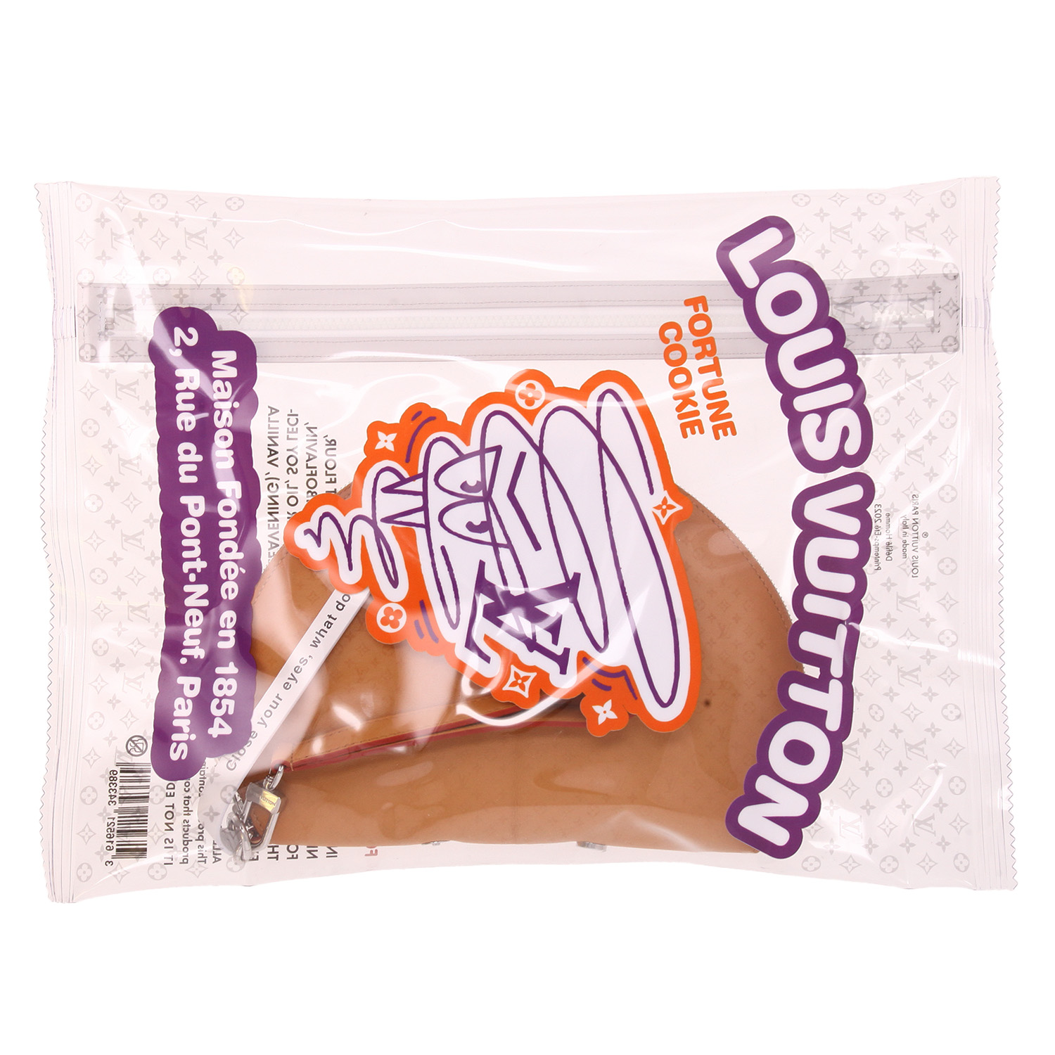 Louis Vuitton  Fortune Cookie pouch  in brown monogram leather - Detail D7