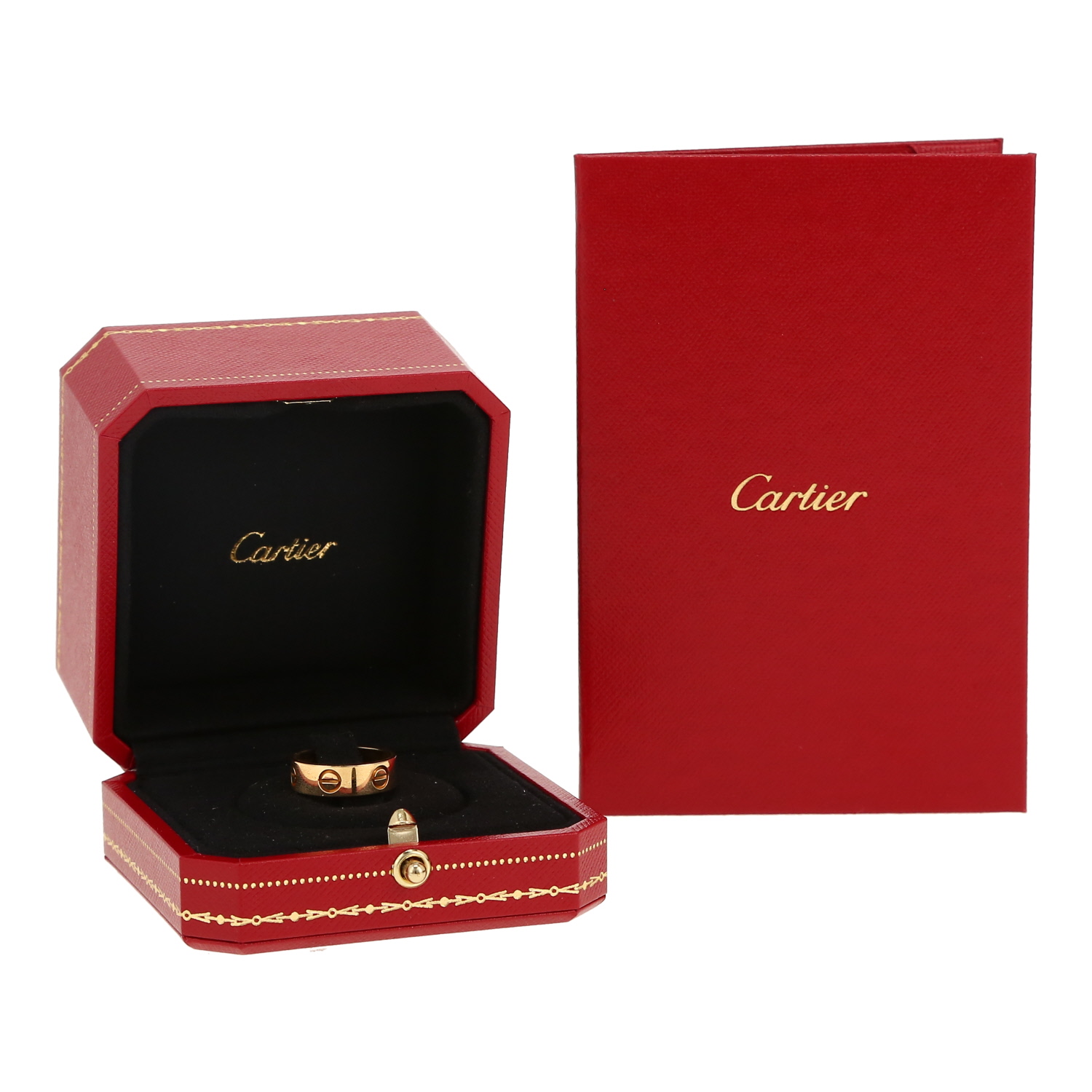 Cartier Love ring in yellow gold - Detail D2