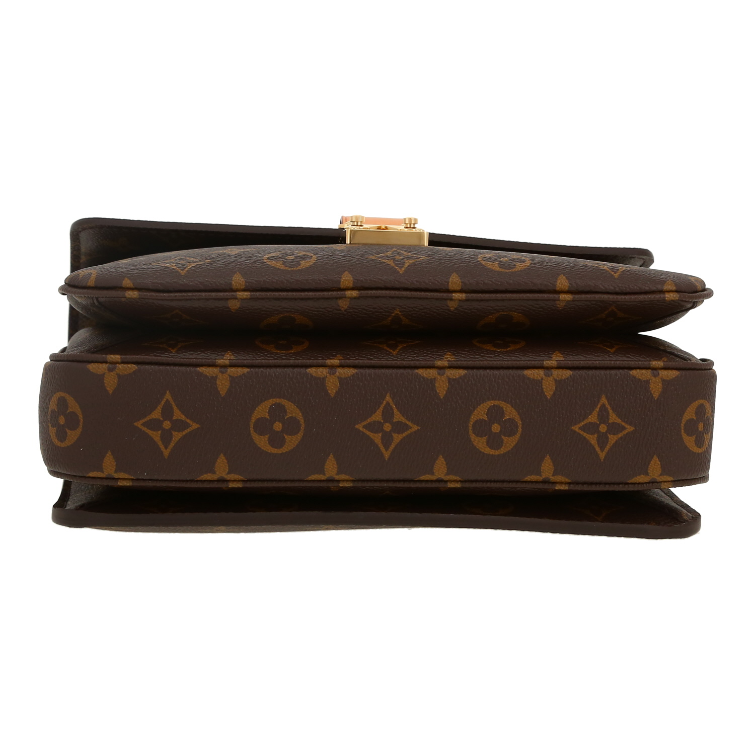 Borsa a tracolla Louis Vuitton  Metis in tela monogram marrone e pelle naturale - Detail D1