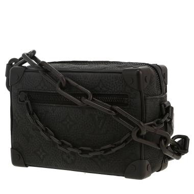 Borsa a tracolla Louis Vuitton  Soft Trunk in pelle monogram con stampa nera