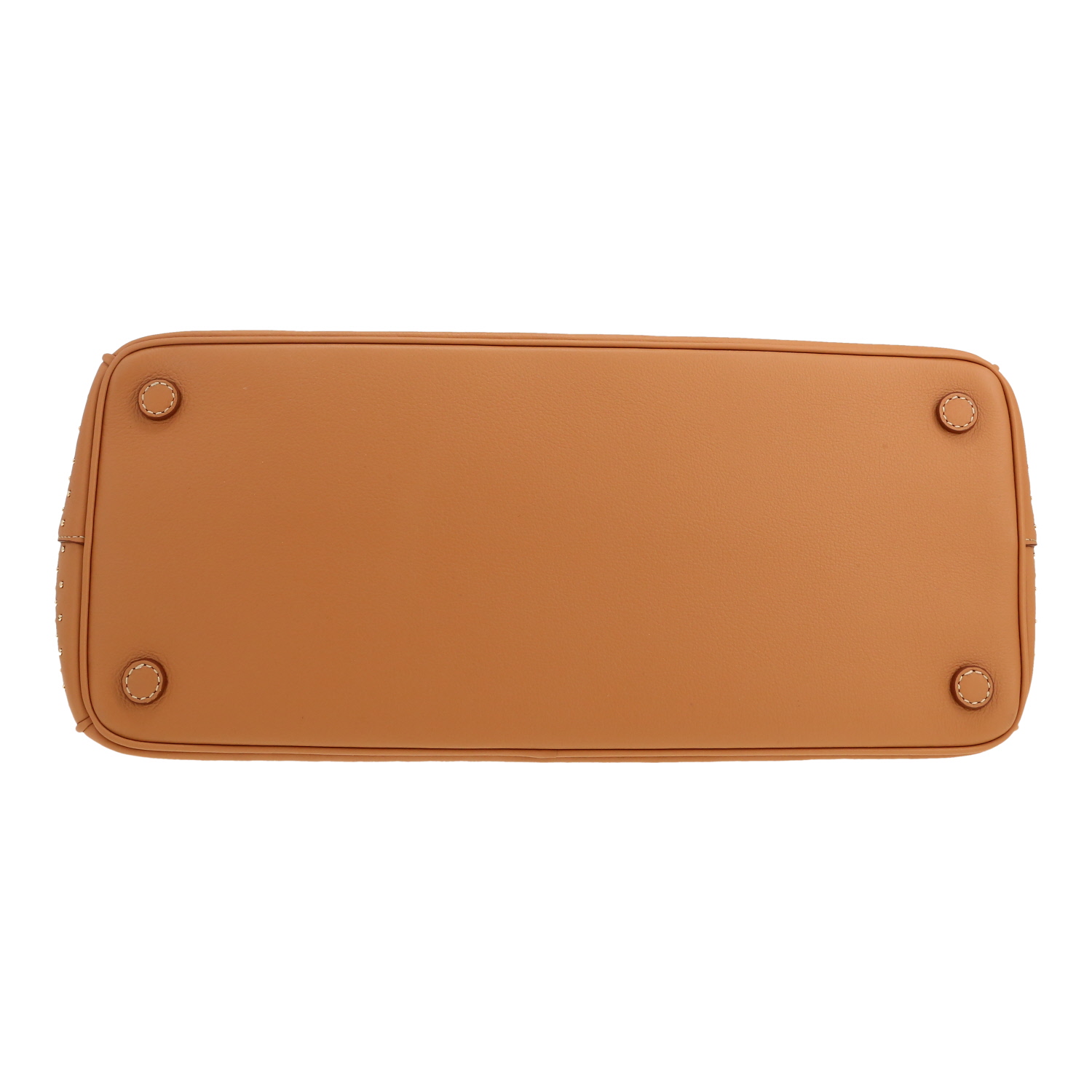 Prada  Galleria handbag  in gold leather - Detail D1