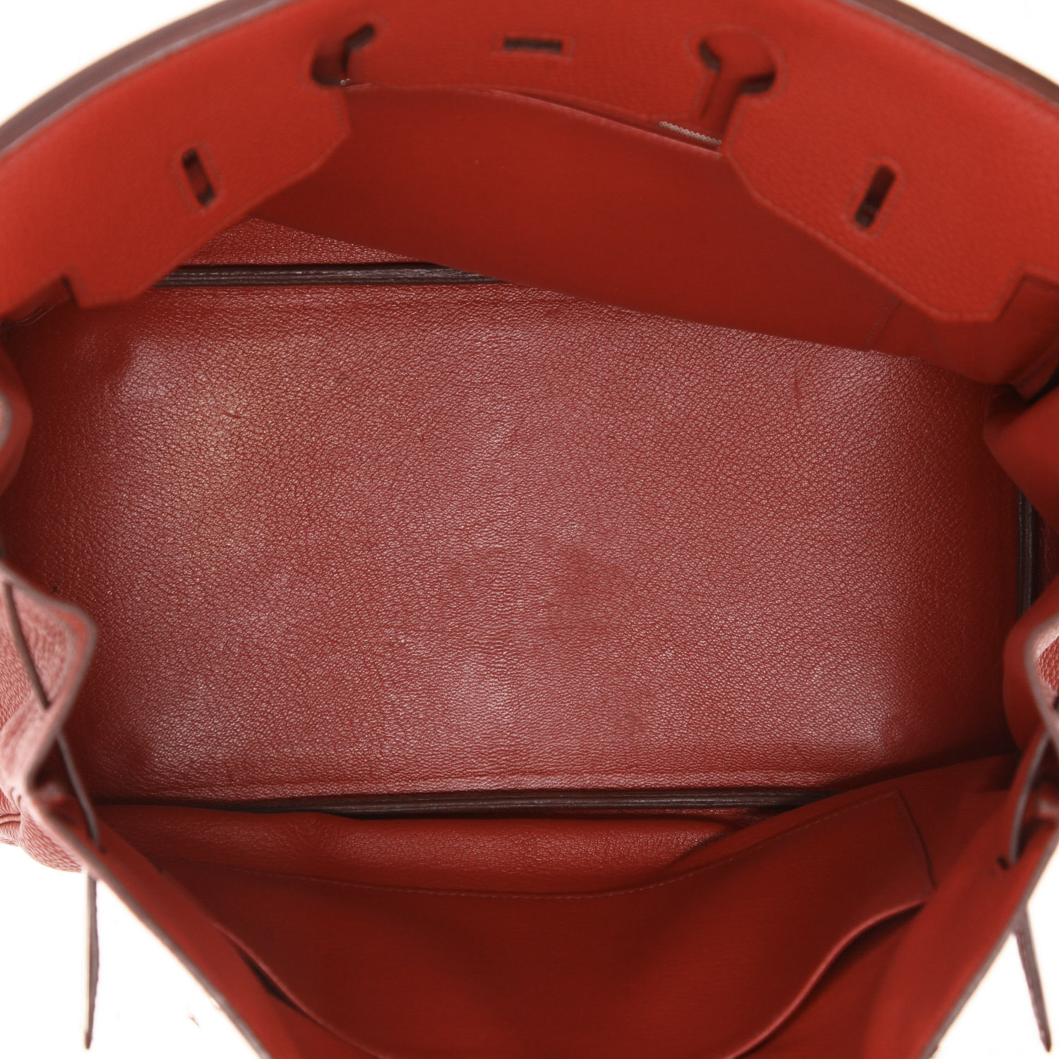 Borsa Hermès  Birkin 35 cm in pelle togo rossa - Detail D3