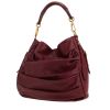 Sac cabas Dior  Libertine en cuir bordeaux - 00pp thumbnail