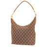 Gucci Vintage handbag  in beige "sûpreme GG" canvas  and brown leather - 00pp thumbnail