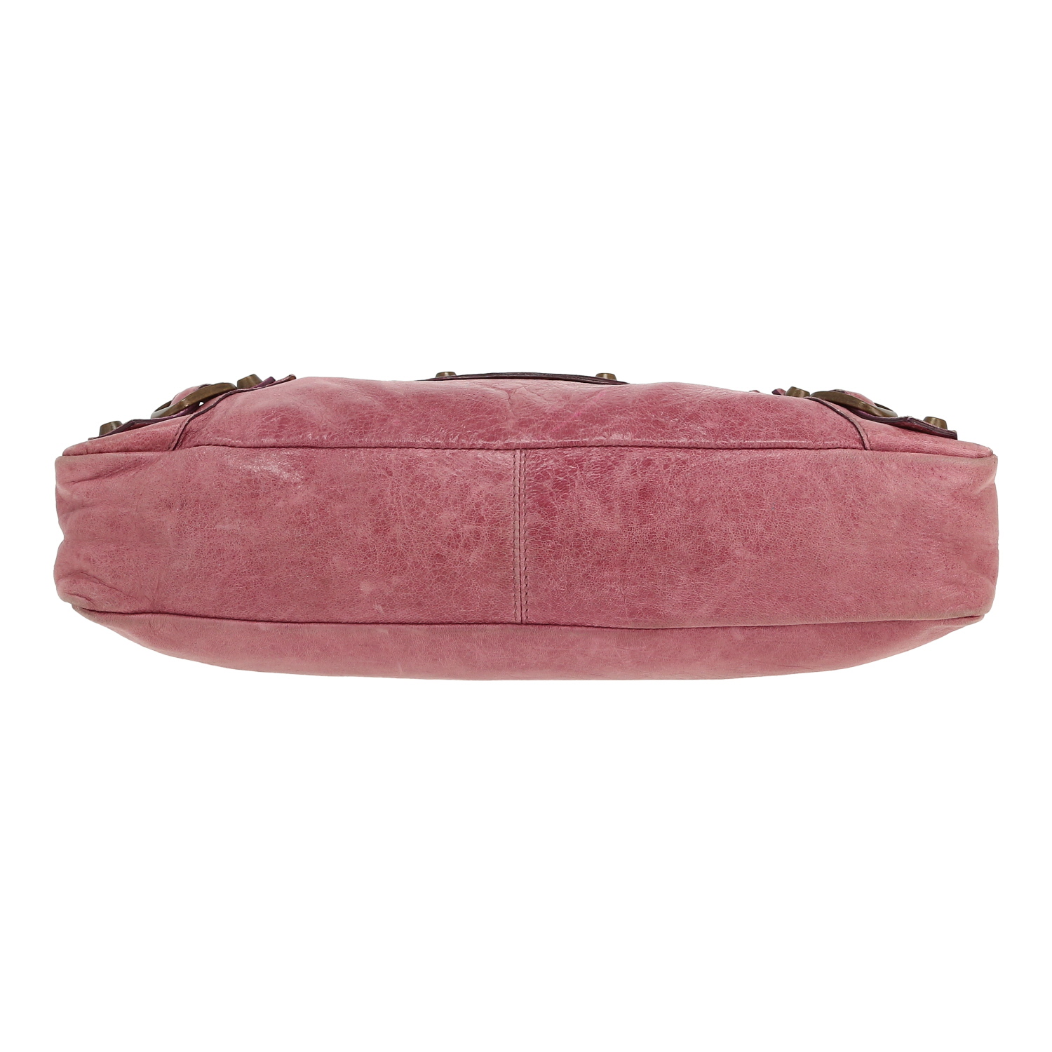 Borsa Balenciaga  City in pelle invecchiata rosa - Detail D1