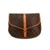 Louis Vuitton  Saumur medium model  shoulder bag  in brown monogram canvas  and natural leather - 360 thumbnail