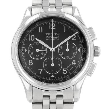 Montre Zenith El Primero en acier Ref: Zenith - 02.0500.400  Vers 2000