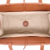 Shopping bag Loewe   in tela beige e pelle marrone - Detail D3 thumbnail