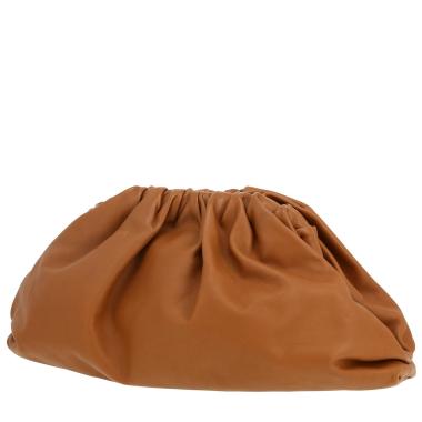 Bolsito de mano Bottega Veneta  Pouch en cuero marrón