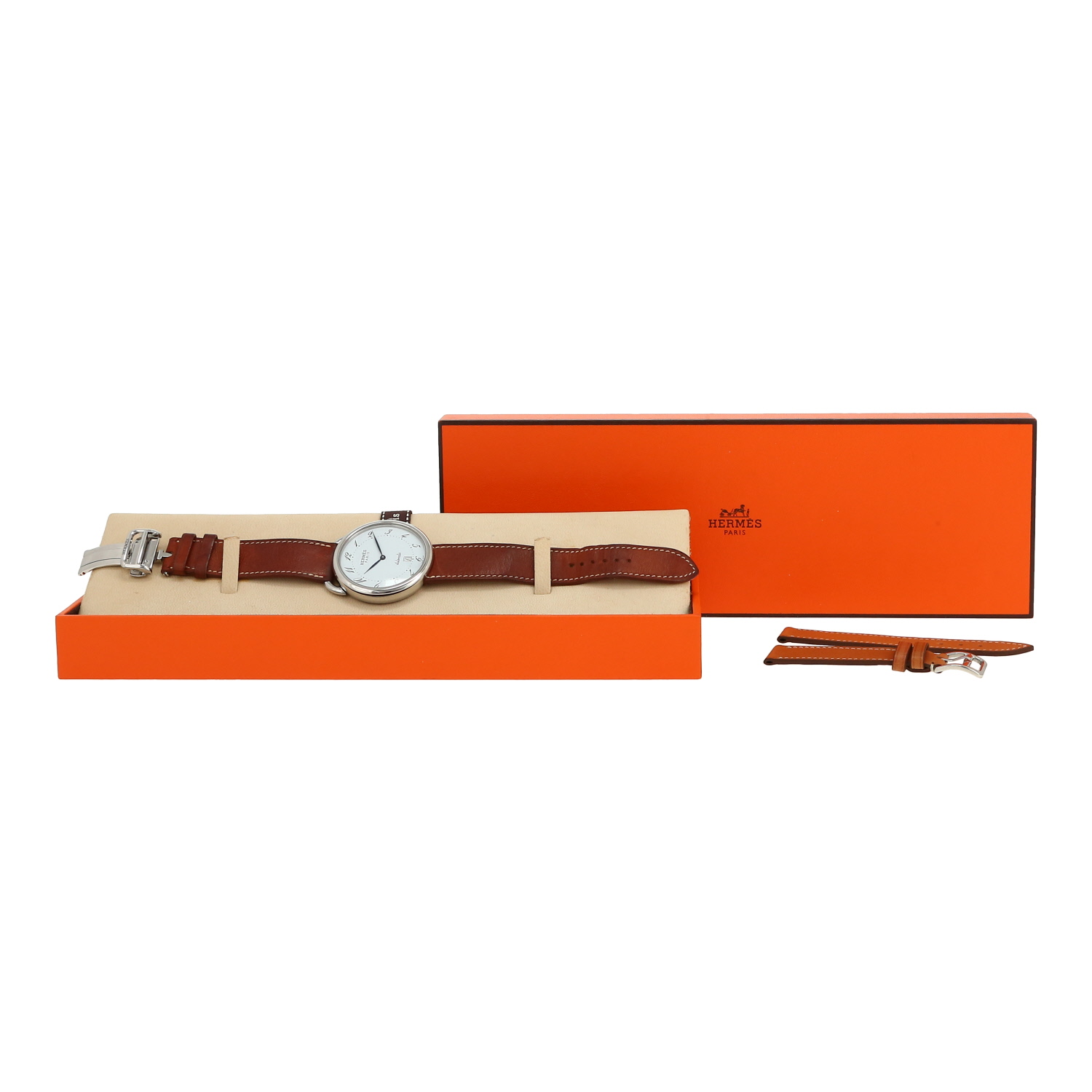 Orologio Hermès Arceau in acciaio Ref: Hermes - AR4.810  Circa 2010