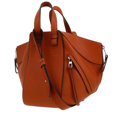 Bolso de mano Loewe  Hammock en cuero marrón