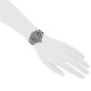 Chanel J12 Joaillerie  in ceramic grey and stainless steel Ref: Chanel - H3241  Circa 2010 - Detail D1 thumbnail