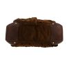 Borsa Gucci   in Veau velours e pelle marrone - Detail D1 thumbnail