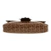 Fendi   handbag  in brown logo patent canvas  and brown leather - Detail D1 thumbnail